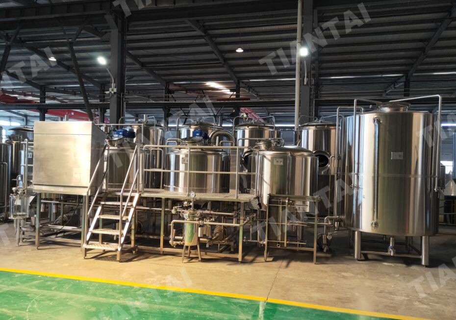 Automatic 10hl micro beer equipment is ready for delive